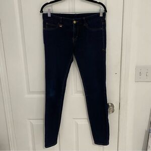 Armani Exchange Blue Low Rise Stretch Skinny Jeans Women's Size 8